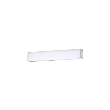 Dweled Strip 18in LED Bathroom Vanity or Wall Light 2700K in Brushed Aluminum WS-637